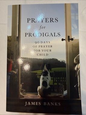 Prayers for Prodigals by — White and Black Cover